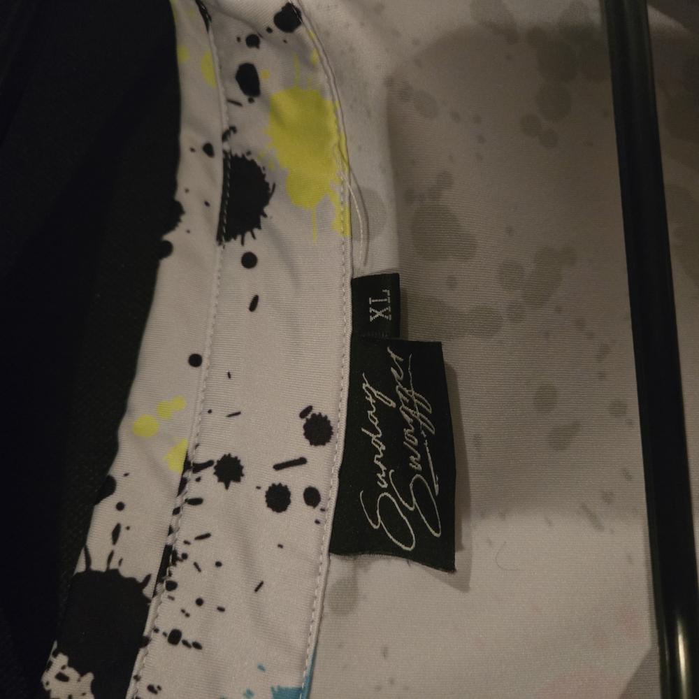 Abstract Splatter Print Shirt - Picture 2 of 2